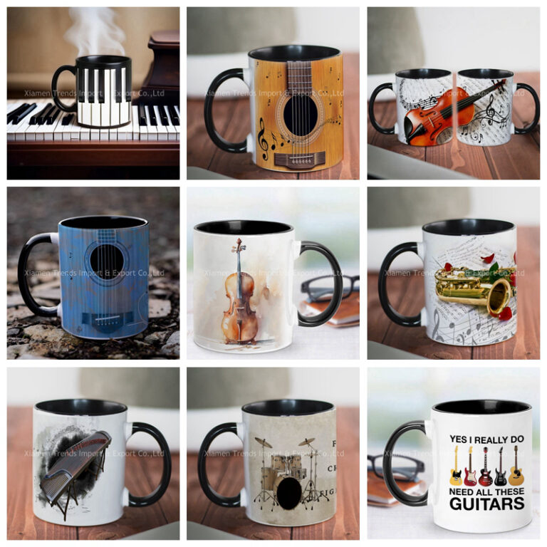 musical instrument mugs